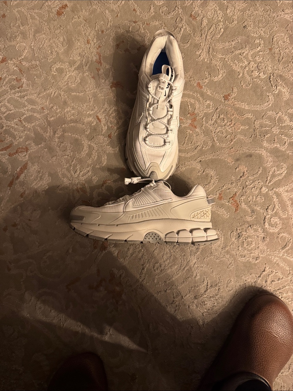 Nike Cream/White Layered Sole Trainer
